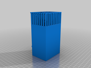 fluval overflow box version 2 3d print model - Mito3D