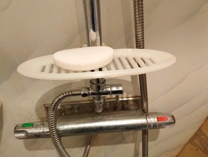 soap dish shower bar 3d print model - Mito3D