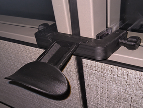 headphones desk holder clamp corsair office partition void work 3d print model - Mito3D