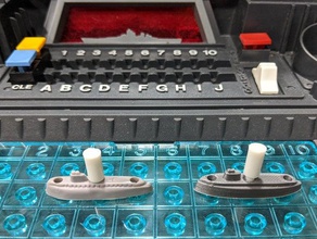 sostituzione battleship gioco subacqueo pezzo 3d print model - Mito3D
