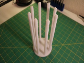 plastic bag drying rack w added height adapter bags stand ziplock 3d print model - Mito3D