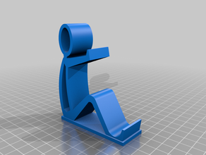 telefon tutucu stand dostum insan iphone adam viral 3d print model - Mito3D