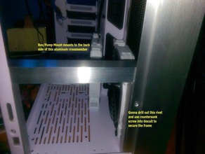 lian li o11 dynamic mods case mod pc pump mount water cooling 3d print model - Mito3D