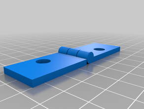 my customized parametric hinge 3d print model - Mito3D
