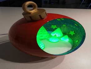 christmas ball 3d print model - Mito3D
