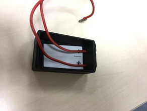 manichino batteria da 9v modello fittizio 3d print model - Mito3D