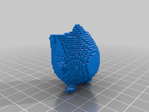 togepi voxelated pokemon pokemongo pokemons figuras ir brinquedo voxel voxelized voxels art 3d print model - Mito3D