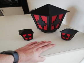 noël de la lampe 3d print model - Mito3D