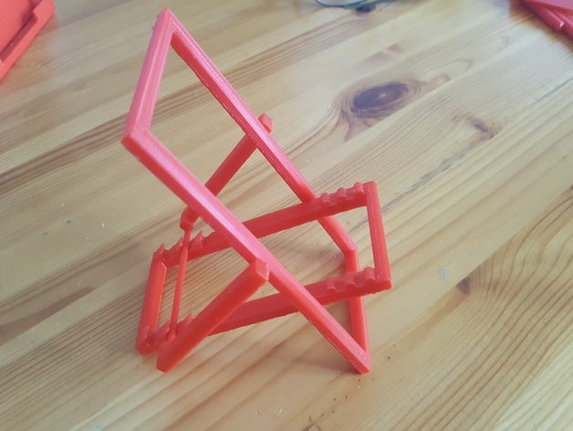 desktop-Liegestuhl Handy-Ständer Telefon stand smartphone-Halter smartphone-Ständer 3D print model - Mito3D