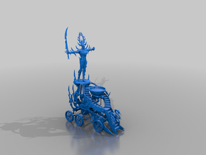 cauldron blood - dark elf warmachine aos elves whfb 3d print model - Mito3D