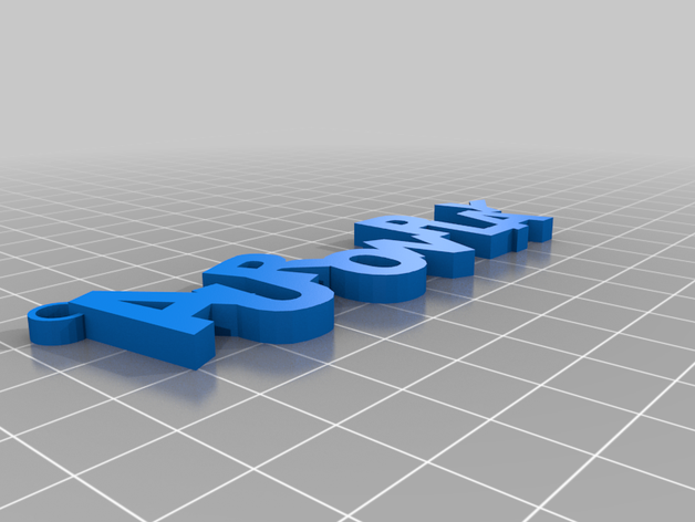 llavero 3D print model - Mito3D