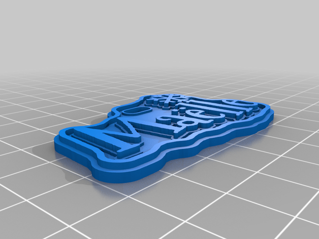 my customized xmas gift tag 3D print model - Mito3D