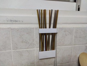 straw holder kitchen straws 3d print model - Mito3D