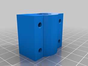 guida lineare a blocchi cuscinetto il movimento linear rail 3d print model - Mito3D