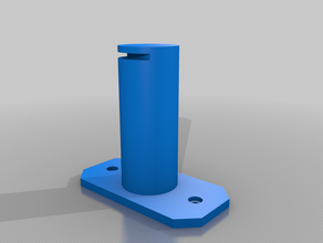 70mm filament spool wall mount 3d print model - Mito3D