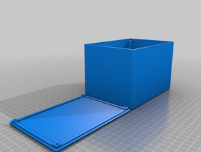 meu personalizados paramétrico de caixa projeto ic pregos personalizado 3d print model - Mito3D