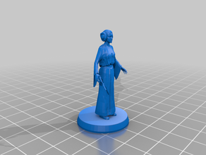 Prinzessin leia organa Brettspiel-Figur Brettspiel star wars 3d print model - Mito3D