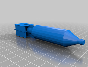unguided bomb 3d print model - Mito3D