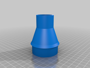 my customized dust collector nozzle creator 3d print model - Mito3D