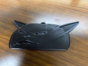tablo kedi süsleme kızgın komik bak 3d print model - Mito3D