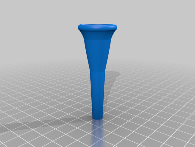 french horn mouthpiece 3D print model - Mito3D