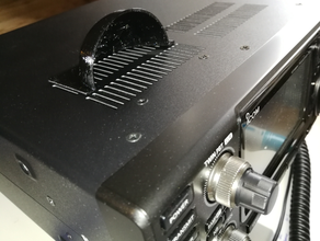 icom ic-7300 speaker dome 3d print model - Mito3D