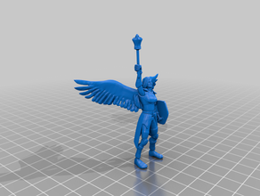 basilean elohi - angélica guerreiros idade de fantasia anjo anjos oficina jogos reis guerra mantic onepagerules warhammer fantasy guerreiro 3d print model - Mito3D