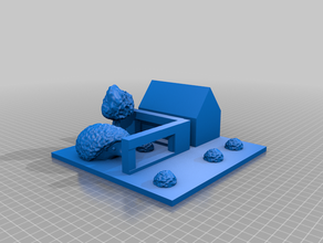 house hedgehog 3d print model - Mito3D