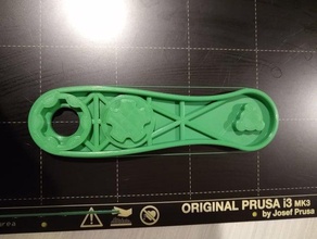 rugged obsidian multi-wrench 3d print model - Mito3D