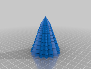spiky minimalist vase mode christmas tree 2 3d print model - Mito3D