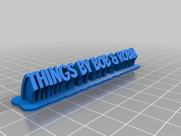 2ª cosa personalizado 3D print model - Mito3D