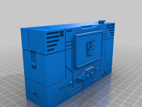 soundwave alt-Modus Transformatoren transformers g1 3d print model - Mito3D