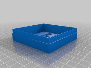 gift certificate box customized 3d print model - Mito3D