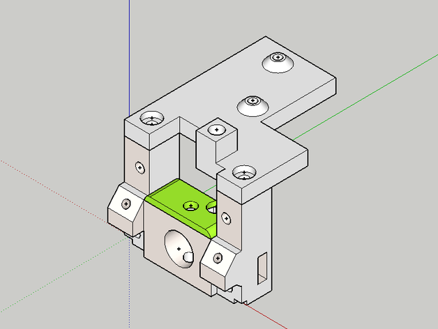 afinia h480 meu extrusora upplus2 3D print model - Mito3D