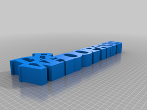 palabra sculpturewhoop personalizado 3d print model - Mito3D