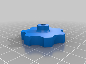 universal m3 bed leveling nut sk-go 3d print model - Mito3D