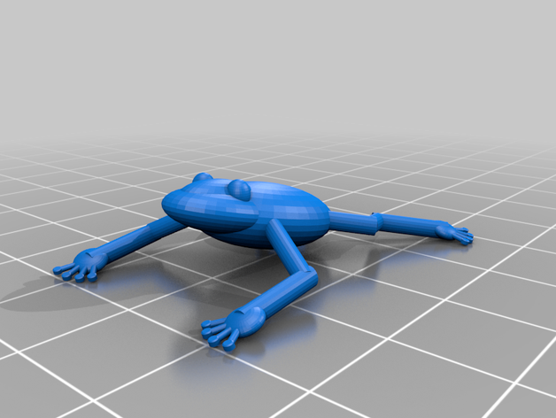 kurbağa 3D print model - Mito3D