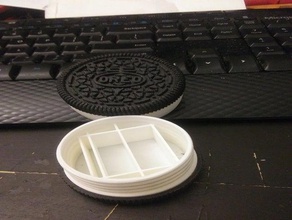 oreo cookie sd tutucu kutusu kurabiye kart 3d print model - Mito3D