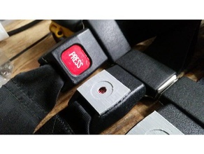 wheelchair pin dot belt cover glue push-button buckle 3d print model - Mito3D