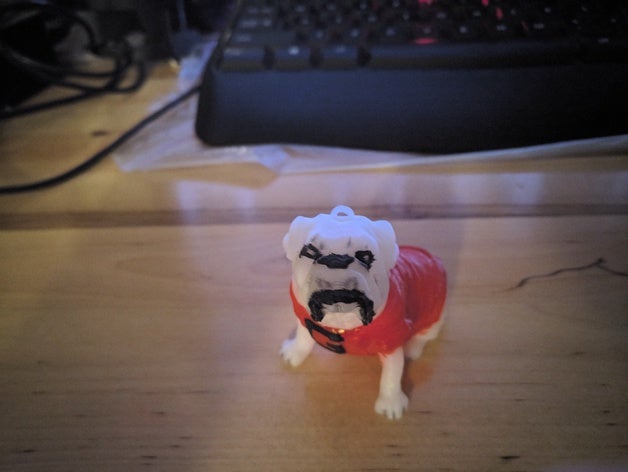 uga Gürcistan bulldog süs georgia üniversite 3D print model - Mito3D