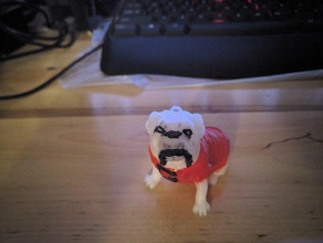 uga georgia bulldog adorno ornamento la universidad de 3d print model - Mito3D