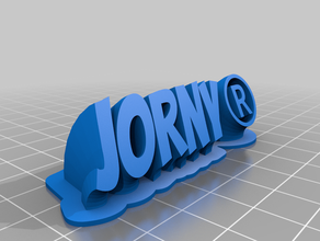 spazzare jorny 2 su misura 3d print model - Mito3D