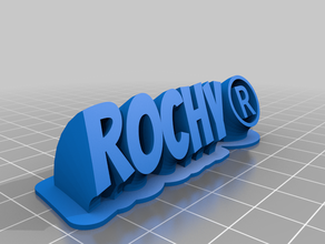 el barrido de rochy 2 personalizado 3d print model - Mito3D