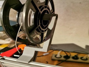 rollenhalter filamento de soporte bobina 3d print model - Mito3D