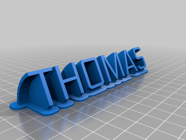 thomas personalizado 3D print model - Mito3D