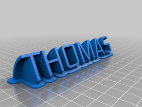 thomas özelleştirilmiş 3d print model - Mito3D