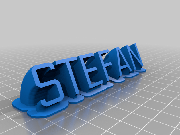 stefan 2 mal personalizado 3D print model - Mito3D