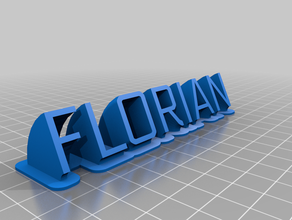 florian personalizado 3d print model - Mito3D