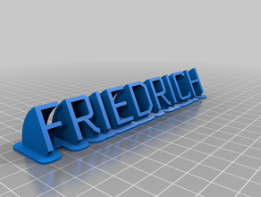 friedrich personnalisé 3d print model - Mito3D