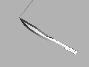 zuko double sabre à lame l'avatar l'épée 3d print model - Mito3D